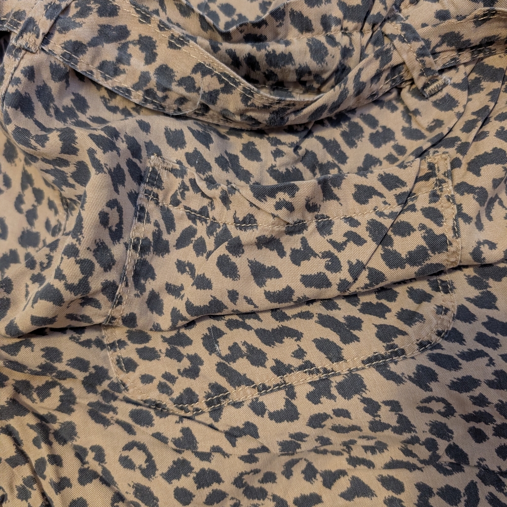 Aerie Elastic Waist Leopard Print Shorts - Picture 6 of 6